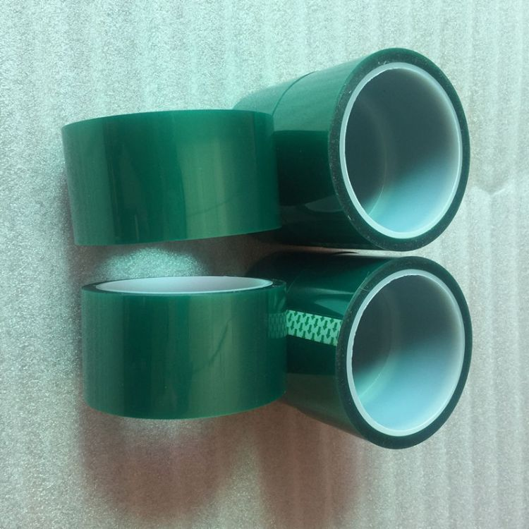 Shielding protection of PET high-temperature green tape spraying, baking paint electroplating, acid and alkali resistance, corrosion resistance, and high pressure resistance