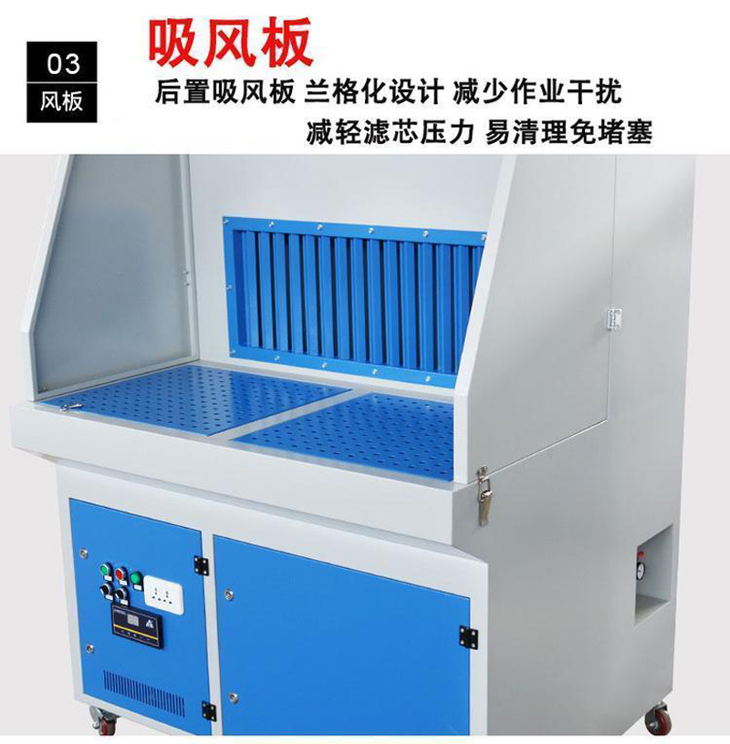 Source manufacturer of explosion-proof and dust removal polishing table, metal polishing and dust removal workbench