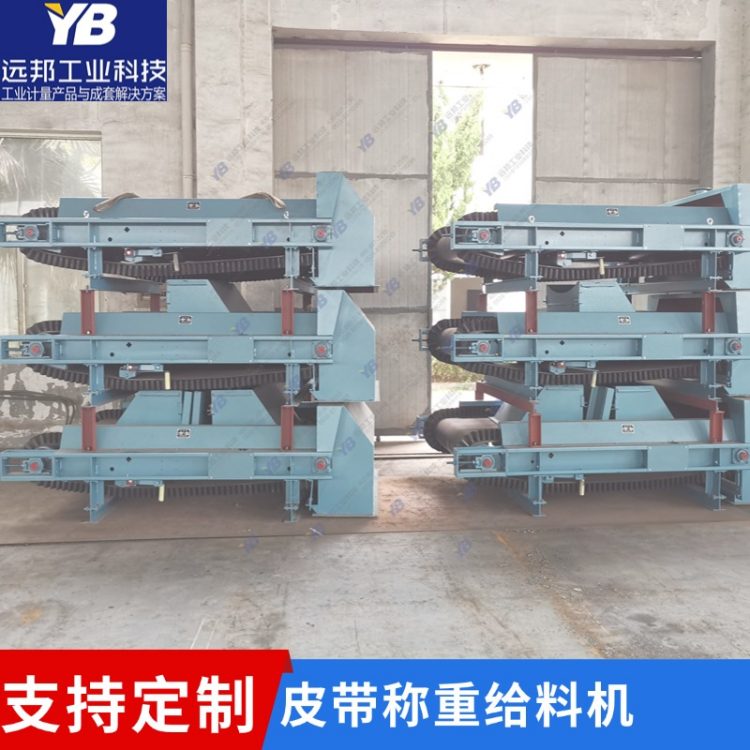 拖料皮带秤 钢厂定量给料机 DEM称重配料秤 YB-JGC远邦工业