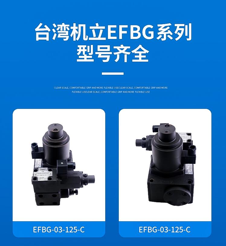 HNC machine EFBG-03-125-C electromagnetic EFBG-06-125/160/250/500-H proportional relief valve