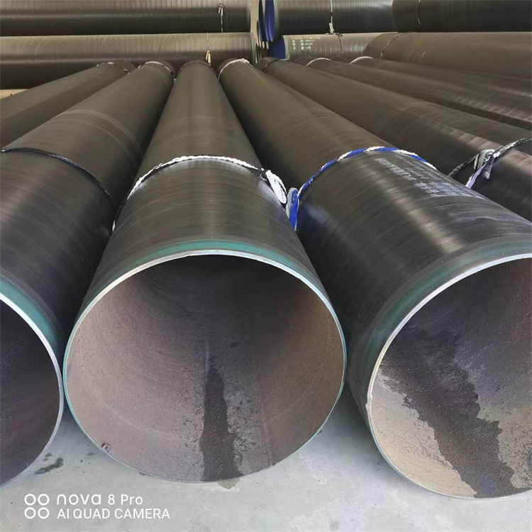 3PE anti-corrosion straight seam steel pipe straight seam 3PE embedded anti-corrosion steel pipe high-pressure water supply and gas transmission available pipeline