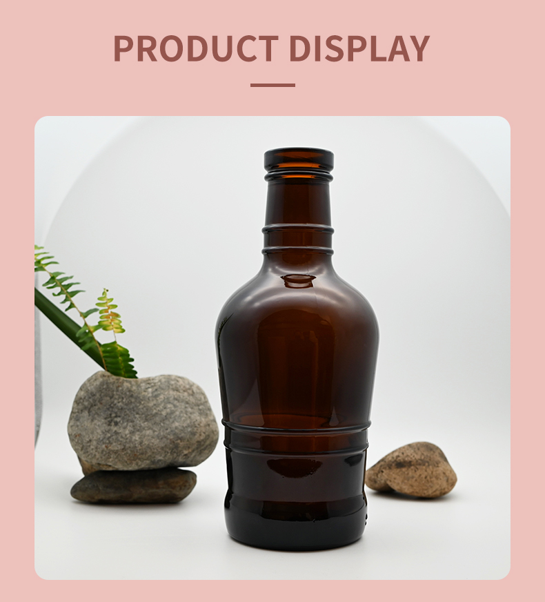 The glass manufacturer provides brown beer bottles, glass beverage bottles, transparent craft bottles, and brown glass bottles