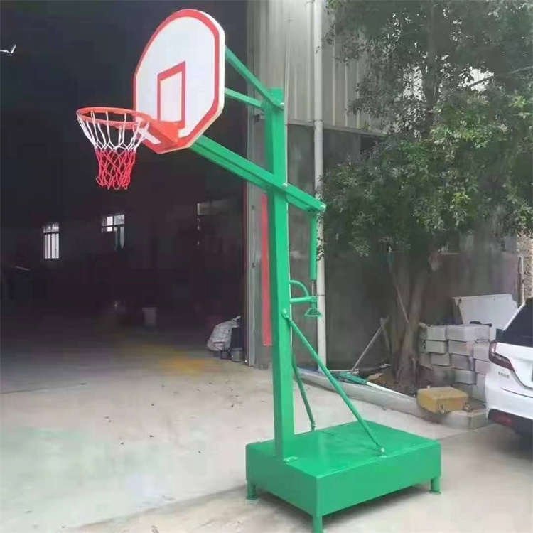 誠遠供應青少年比賽升降籃球架 鋼化玻璃籃板(圖2)
