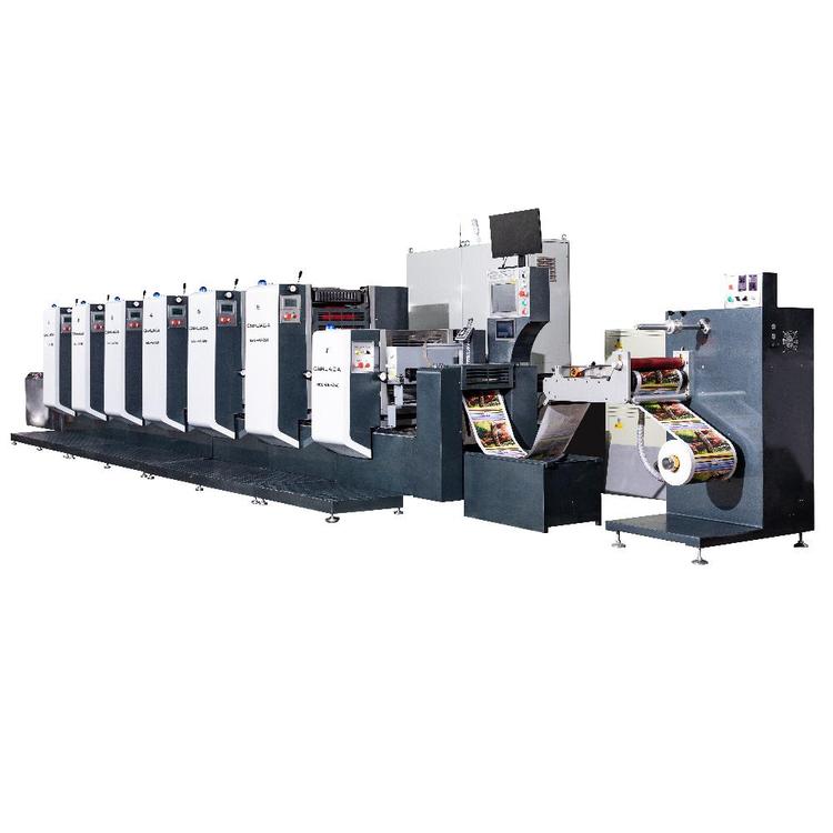 Huada Machinery 6-color rotary label printing machine, self-adhesive trademark printing machine, fast delivery