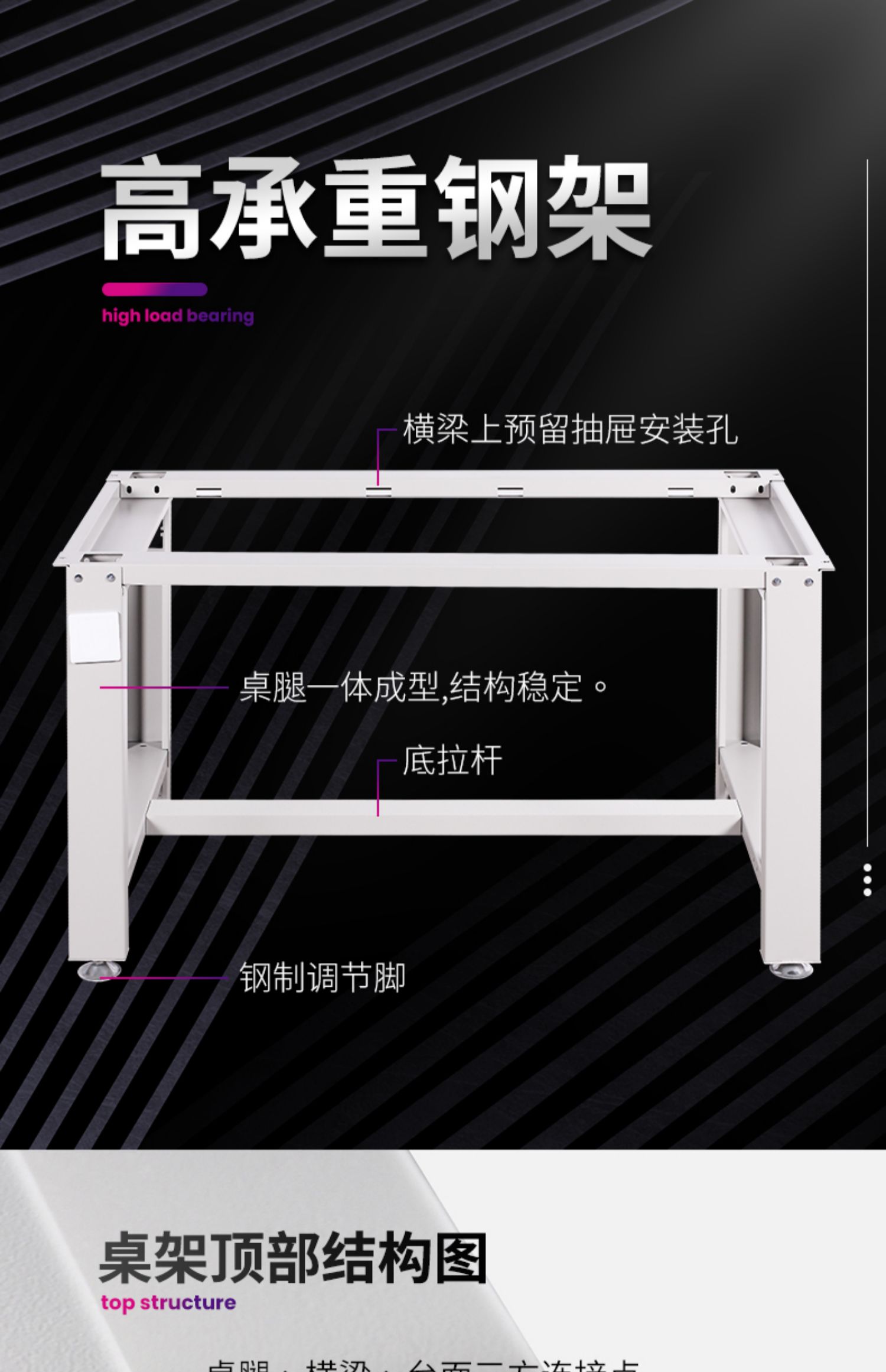 Heavy duty fitter worktable, school laboratory training operation table, assembly workshop, stainless steel anti-static testing table