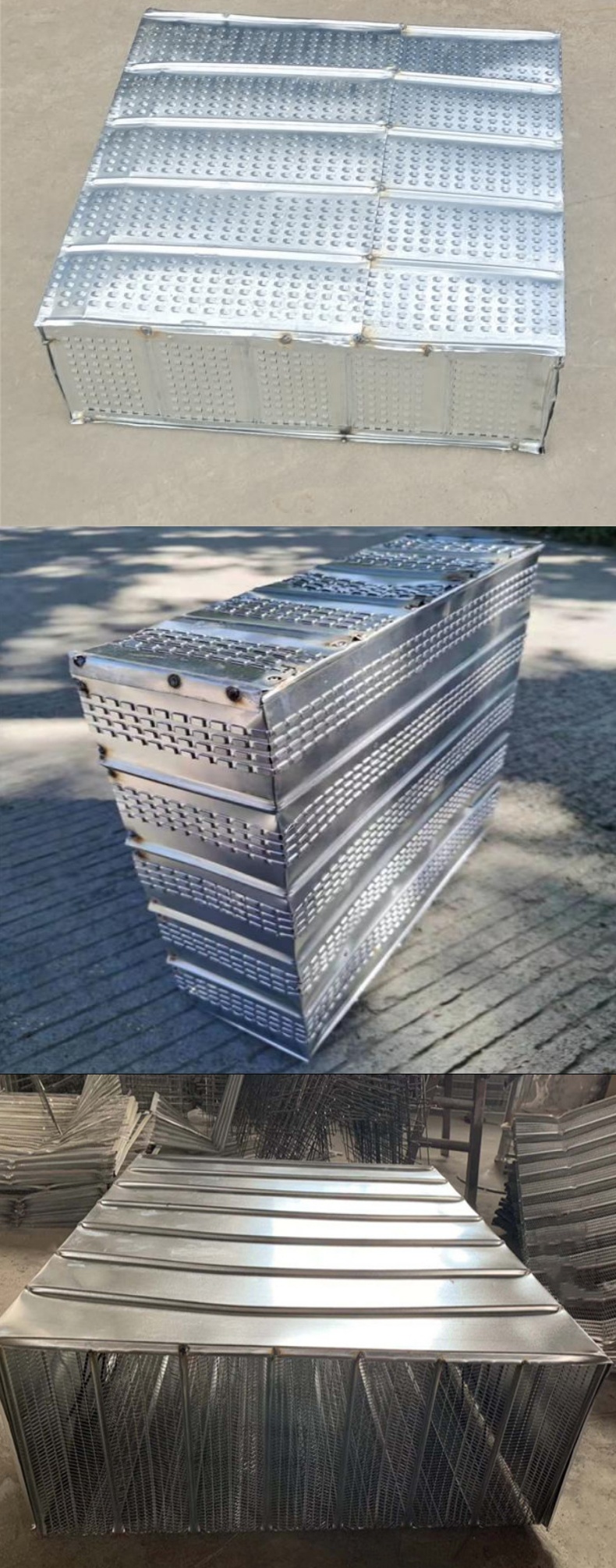 Hollow floor steel mesh box construction site metal ribbed steel mesh hollow floor crack proof thin-walled filled square box