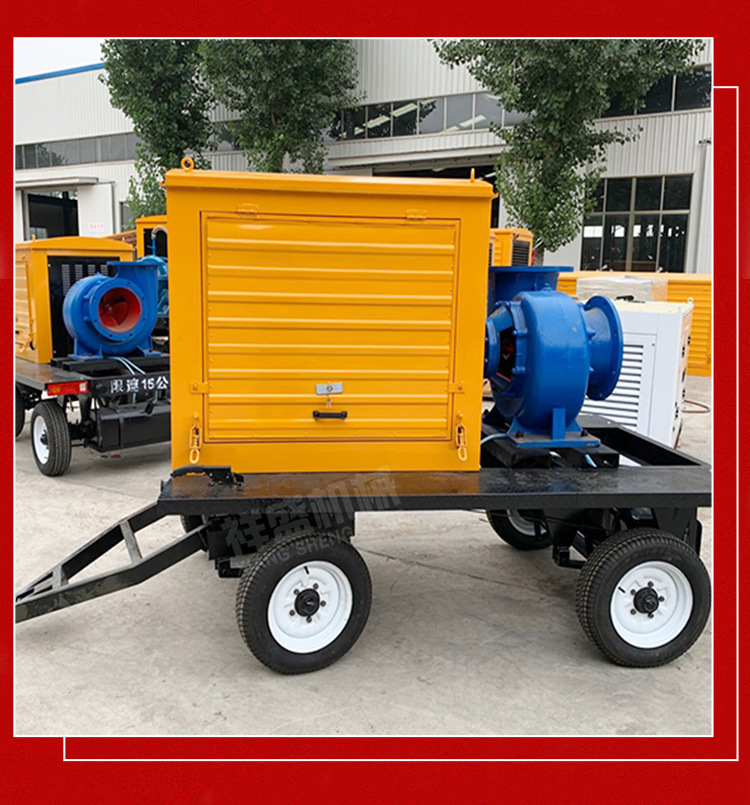 Flood prevention pump truck, large flow drainage, flood prevention mobile pump truck, municipal flood prevention and rescue, high-power flood prevention pump