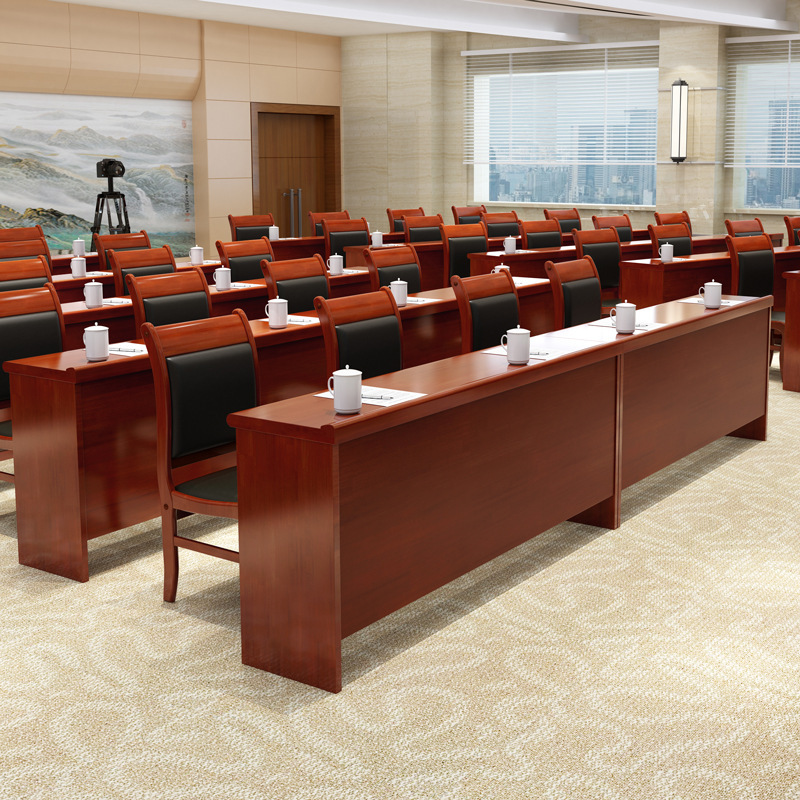 Meeting Room Table and Chair Combination Meeting Training Table Strip Double Class Table and Chair Chair Chair Chair Furniture