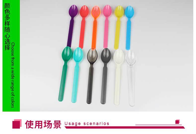 Dexuan Disposable tableware Set Individually Packaged Plastic Western Food Knife Salad Fruit Fork Take away Package Spoon