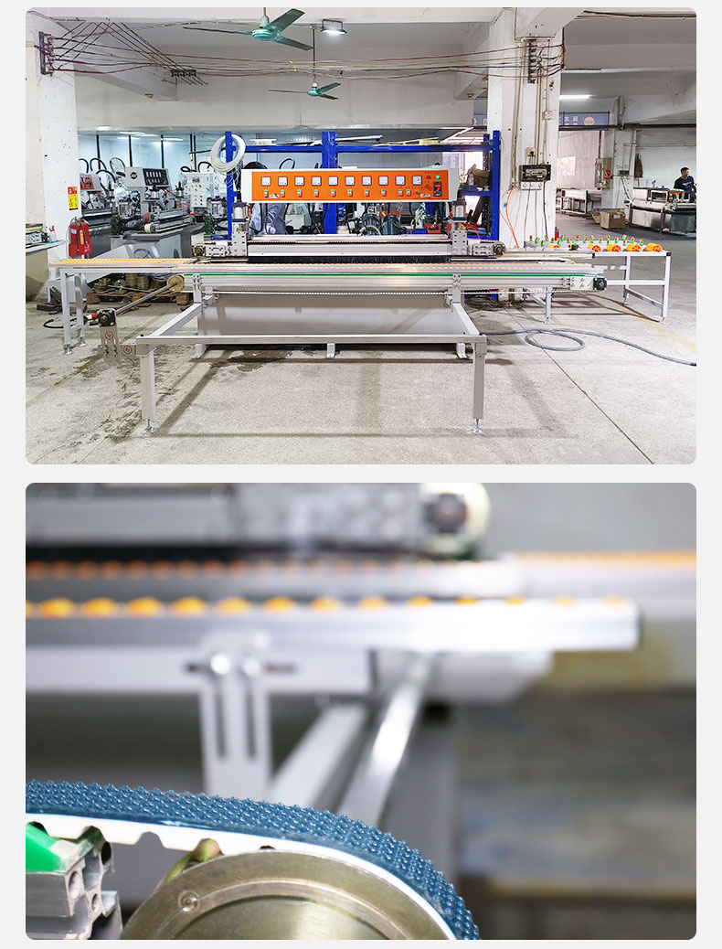 Staircase handrails, glass safety, straight edge horizontal straight edge machine, ultra white glass, parallel quadrilateral line, looking for Qianglong Yihai