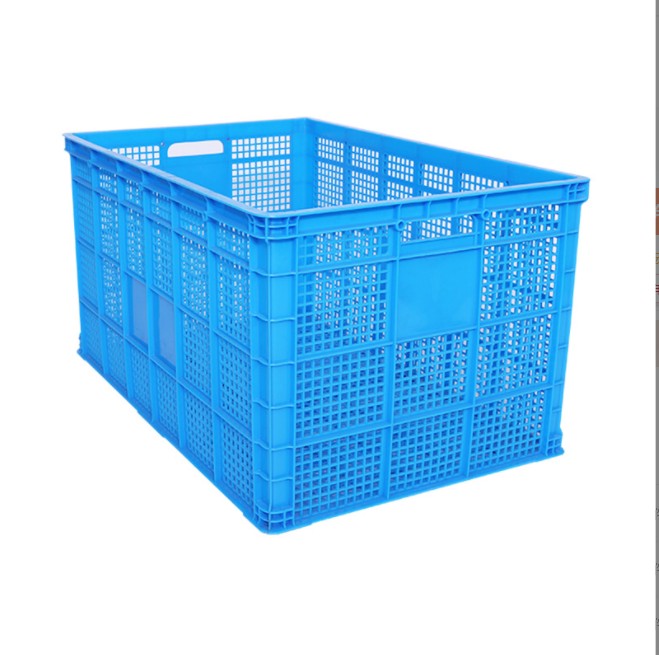 Fruit and vegetable turnover basket, white seasoned mushroom plastic basket, thickened rectangular mushroom basket