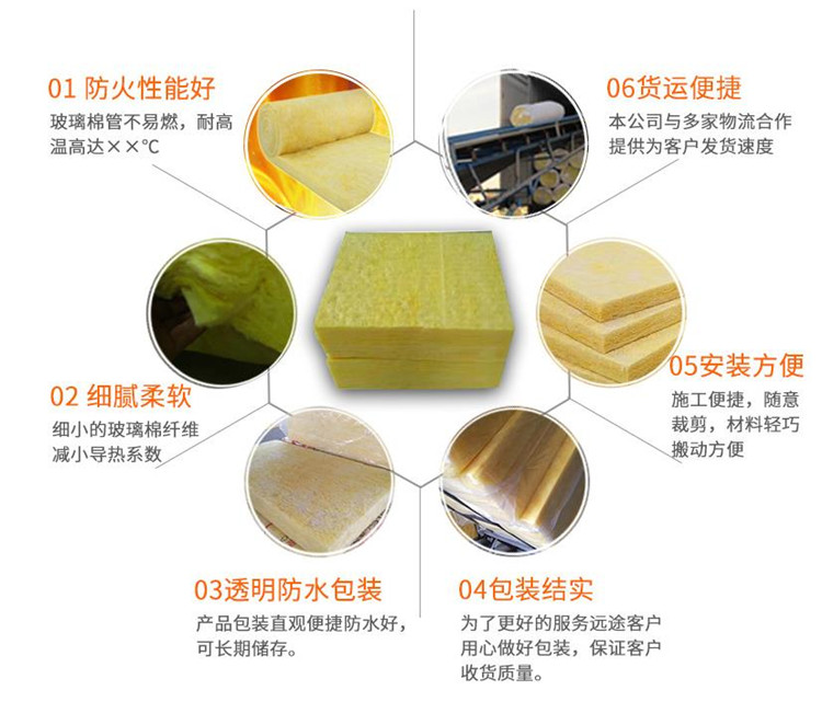 Leke steel structure glass wool board, aluminum foil sound-absorbing glass wool insulation board, with customizable specifications