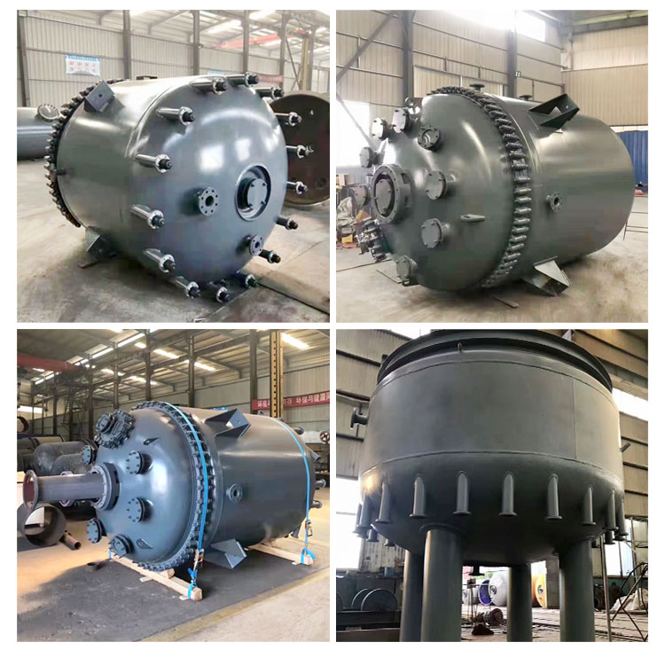 The high temperature and corrosion resistance quality of the stainless steel outer half coil reactor reaction tank can withstand the test