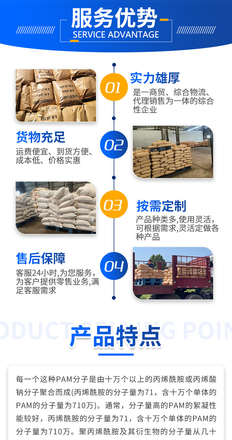 Anionic Polyacrylamide Tension Thickener Supplied by Guohong as Additive for Paper Processing