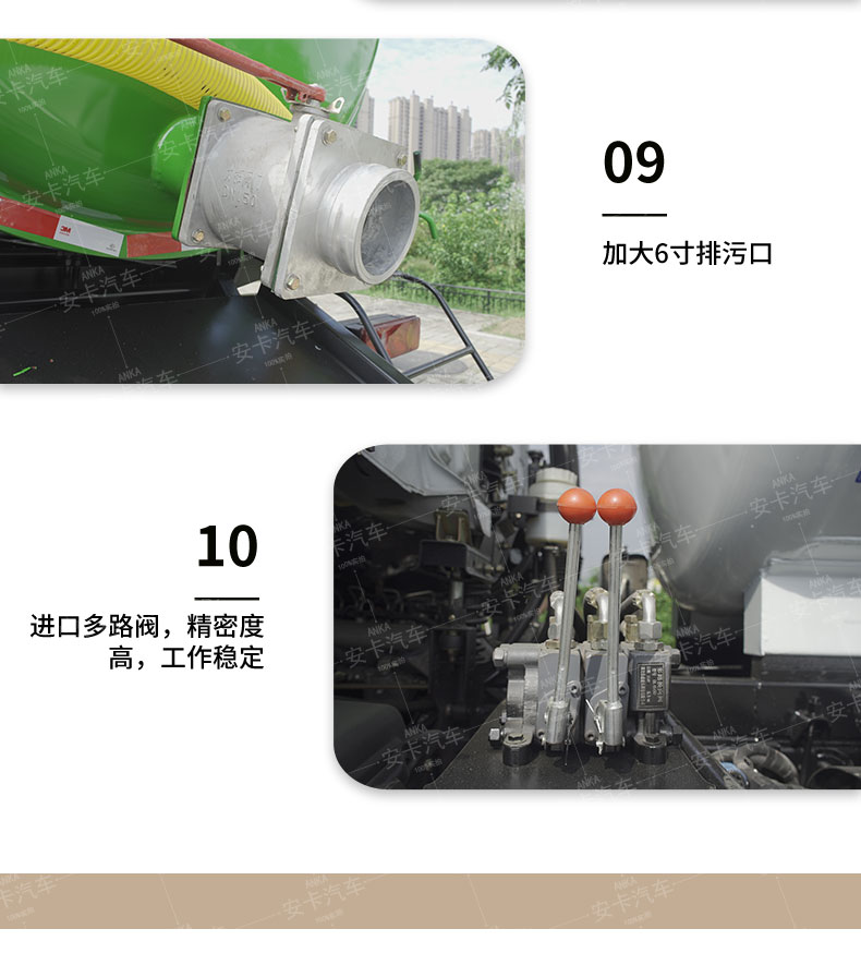 Dongfeng suction truck with 5 square meters, 8 square meters, and 10 square meters is a manufacturer with high efficiency in sludge extraction and drainage for six cities in China