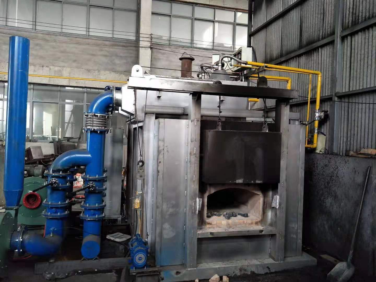 Energy saving and low nitrogen type regenerative circular (special) steel heating furnace burner SCR denitrification and online monitoring device