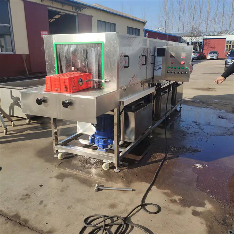 Jingxiang Basket Washing Machine Large Food Turnover Basket Cleaning Machine Fully Automatic Plastic Frame Cleaning Equipment