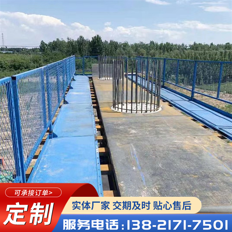 Kangming's self-produced prefabricated corner platform, pier column peripheral frame supply channel, road and bridge construction cap beam platform