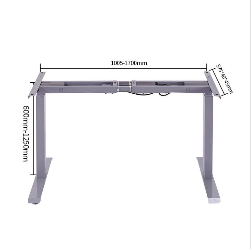 Electric lifting table, lifting office table, dual motor, three section automatic lifting computer table, directly supplied from the factory