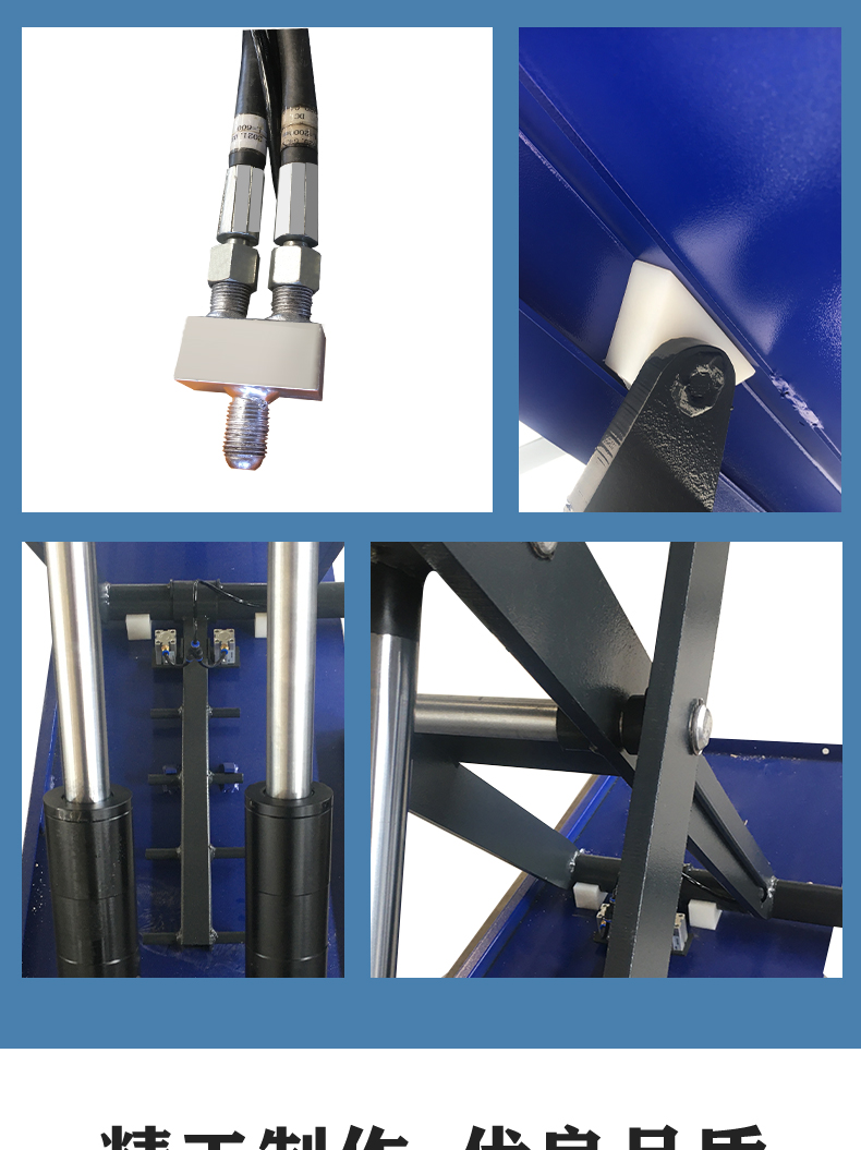 1.2 meter load-bearing 4 ton car lift, ultra-thin small shear, four cylinder scissor lift, trenchless elevator equipment