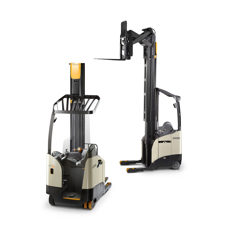 Crown Colon Electric Forward Moving Forklift Rental Double Deep Position Scissor Forklift with Good Sight Load