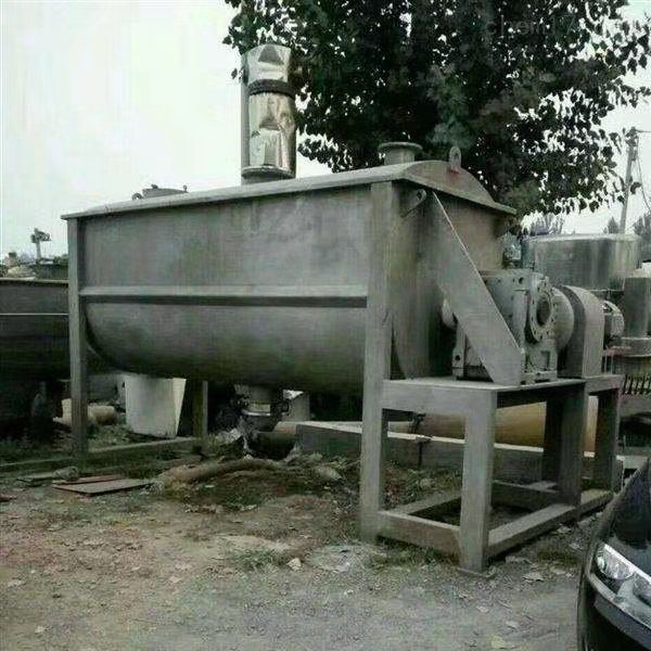 Used 10 cubic meter real stone paint mixer, stainless steel horizontal mortar dry powder mixer