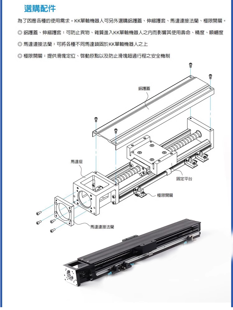 Boan Intelligent's domestic KK86C module replaces Shangyin with TBI ball screw, with stable performance and accuracy of 0.01