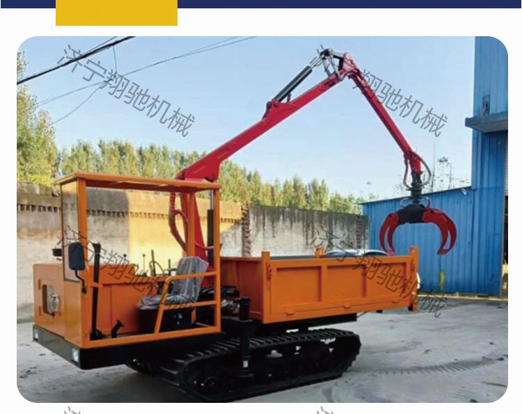 10 ton hydraulic extender for grabbing all terrain vehicles on board, agricultural four different types of grabbing machines, engineering tracks