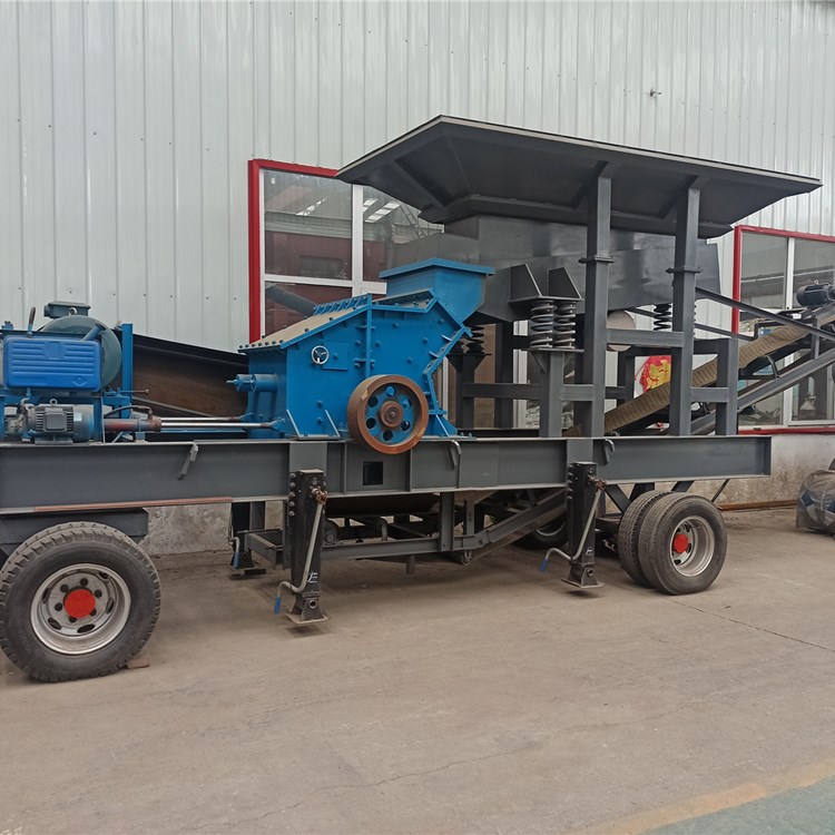 500x750 jaw mobile crusher vehicle mounted Construction waste crusher Hengxingrong Machinery