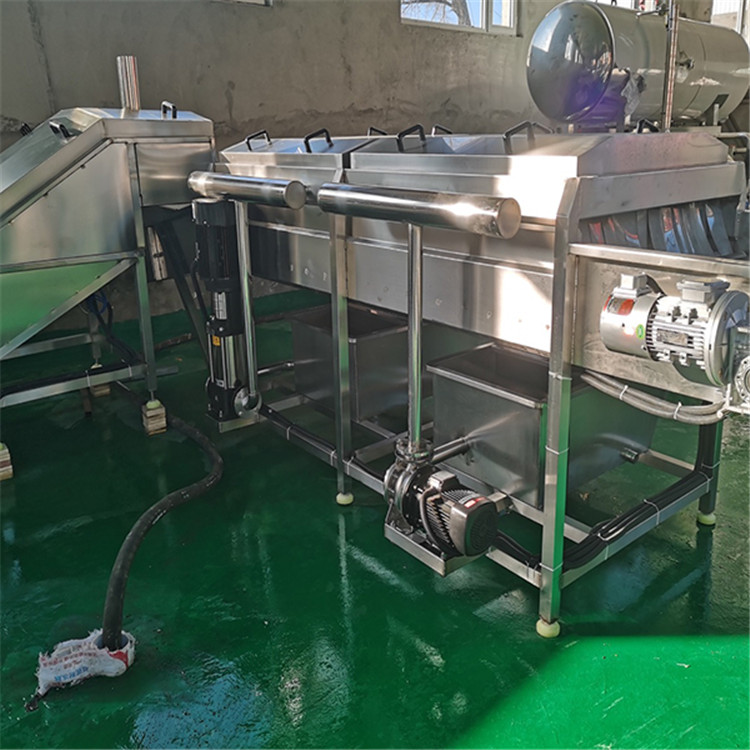 The manufacturer of the clean vegetable processing assembly line of the roller type corn cleaning machine, Chengde Xin, can customize according to needs