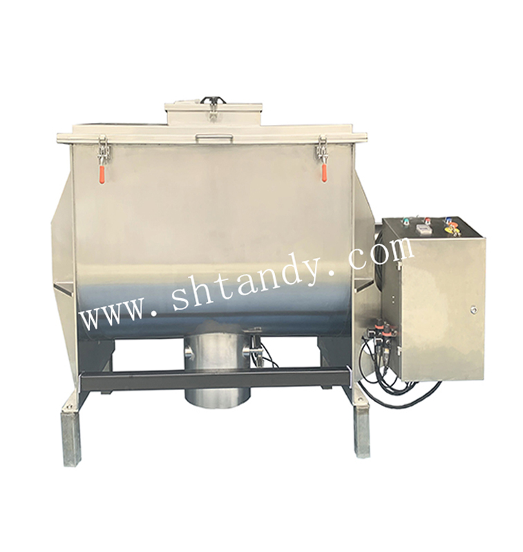 High end solid beverage powder granule dry mixer snail belt mixer freeze-dried fruit nut Rice noodles mixer