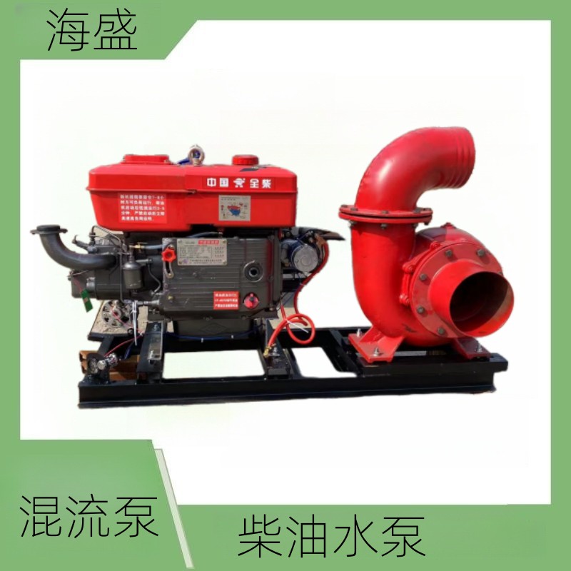 Enlarge the pump body, diesel pump, large eight inch well killing centrifugal pump, on-site drainage of accumulated water, mixed flow pump