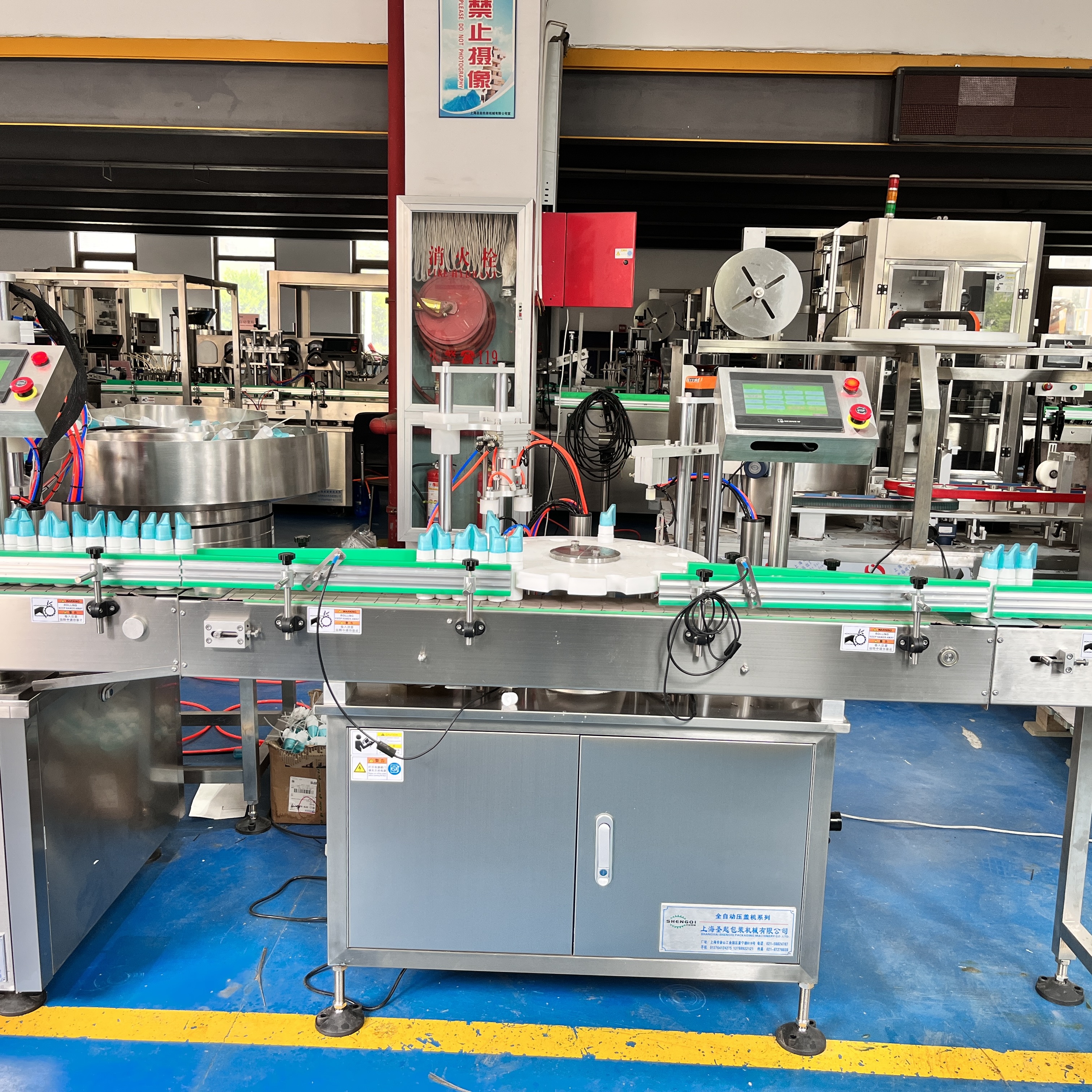 Automatic filling machine nasal care fluid filling and capping production line spray bottle filling and capping labeling production line