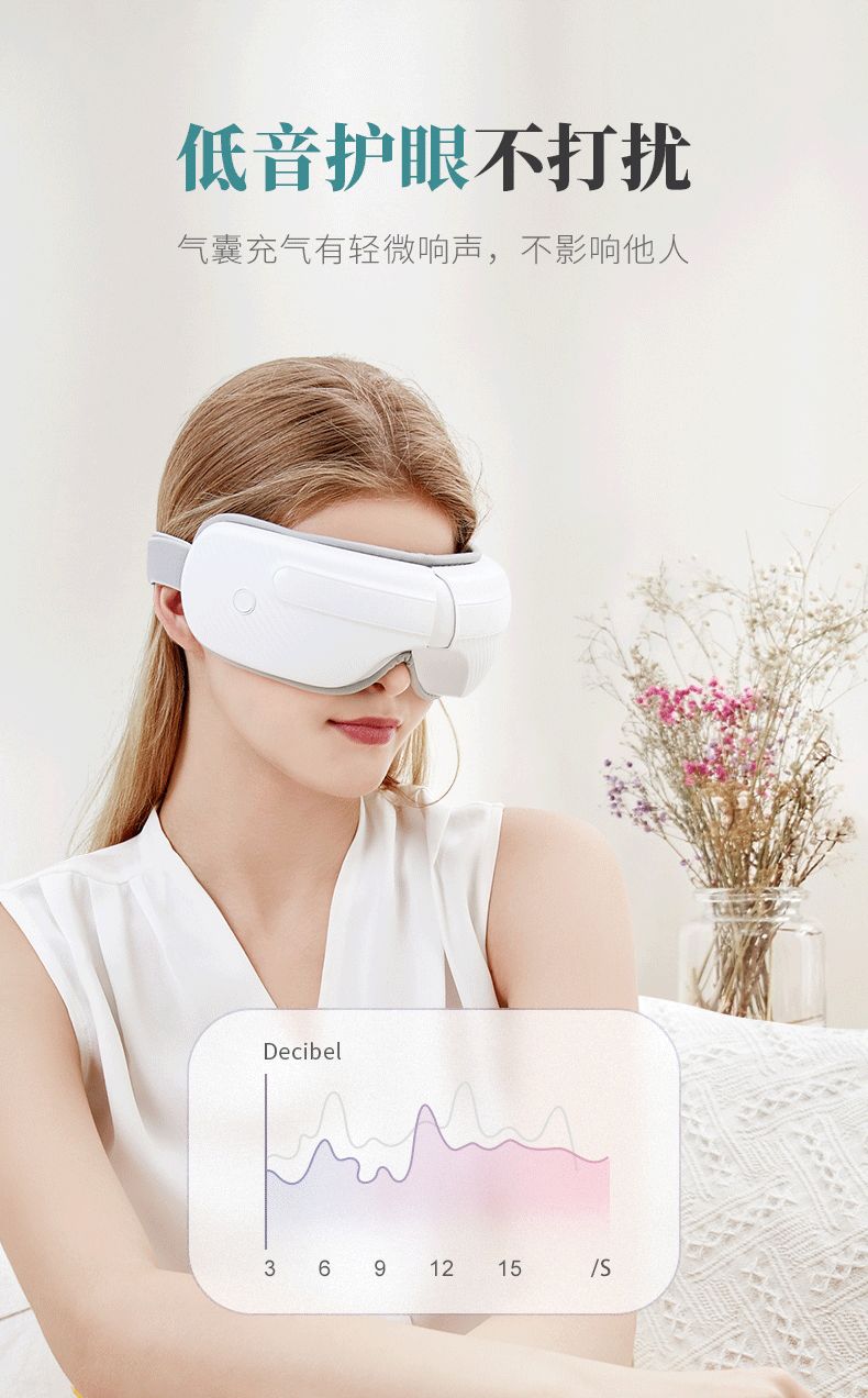 Honghe Eye Protector He-906 Hot compress Eye Massager Air pressure Eye Massager Charging timed music