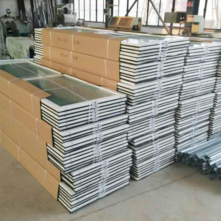 Color coated steel plate doors and windows Industrial factory vertical rotating doors and windows are produced and sold on demand