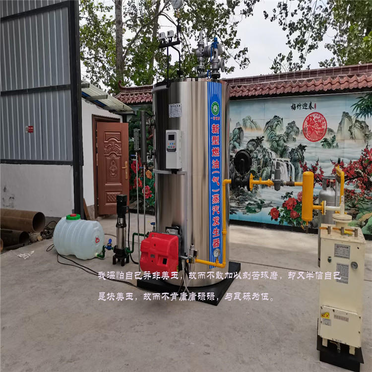 Tank truck cleaning gas steam generator 1t vertical 0.09Mpa steam boiler