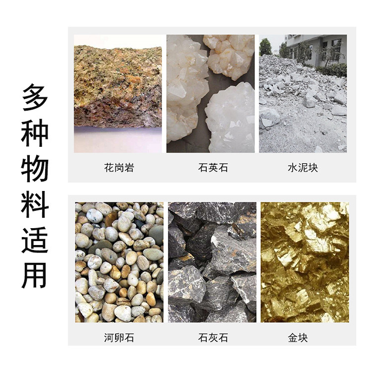 Bentonite fine crusher production line waste slag, ceramsite sand, granite crusher, alloy crushing roller, more durable