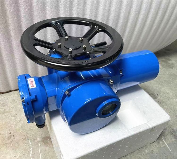 推力型多回转电动执行器 输出转矩1800NM DZW180-24T带铜螺母