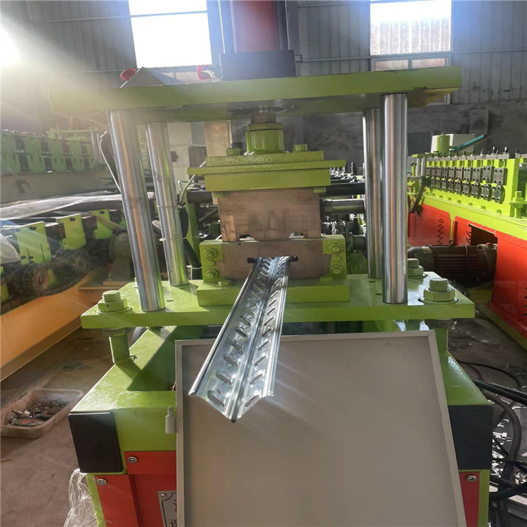 Warehouse storage rack angle iron edge wrapping equipment Cargo rack angle steel cold bending forming machine