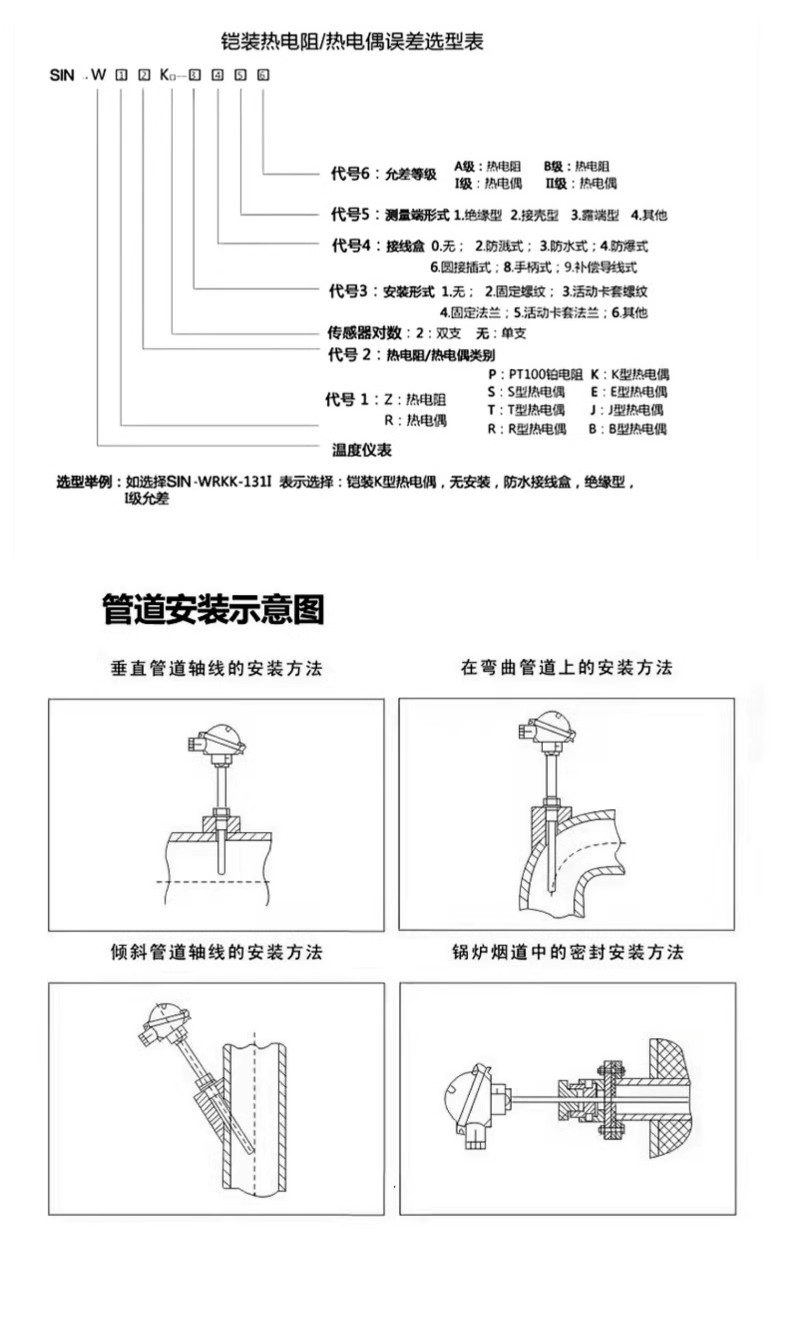 Explosion proof integrated temperature transmitter pt100 thermal resistance K thermocouple WZP240 sensor probe 4-20ma