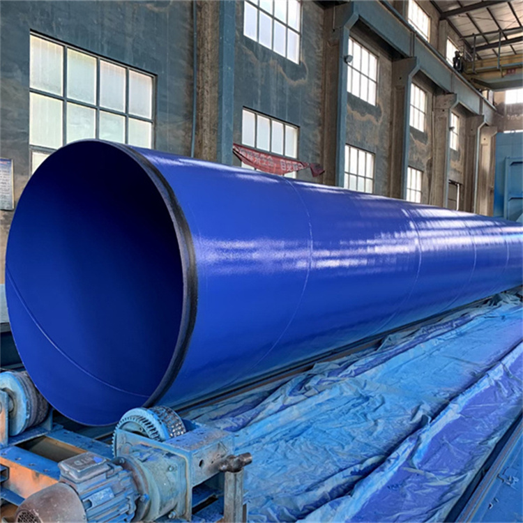 Production and supply of plastic coated composite spiral steel pipes for internal and external epoxy resin coated anti-corrosion steel pipes for water supply