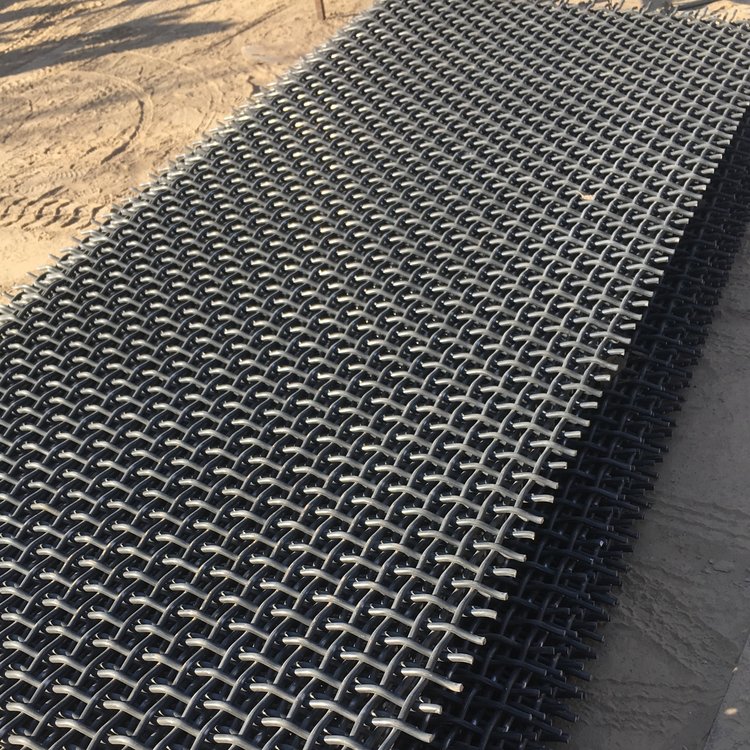 Manganese steel screen, industrial vibrating screen, coarse wire, heavy-duty embossed mesh, 12mm thick steel mesh, supporting customization