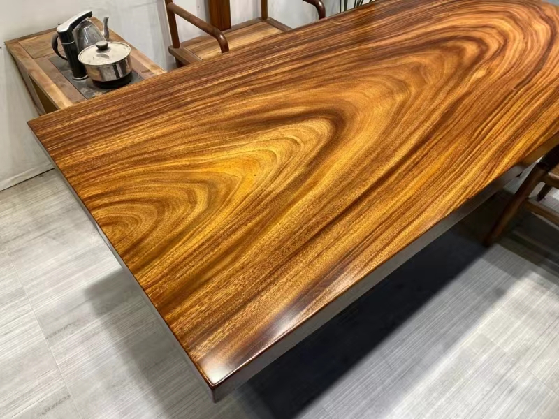 South American walnut board manufacturers directly distribute solid wood whole board tea tables, office desks, and tea boards wholesale