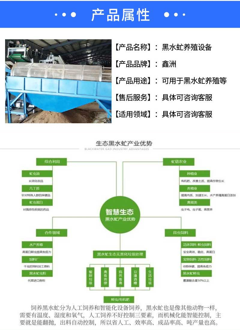 Xinzhou Machinery Co., Ltd. produces and breeds Hermetia illucens electric feeder, which has high cost performance ratio to deal with meal waste