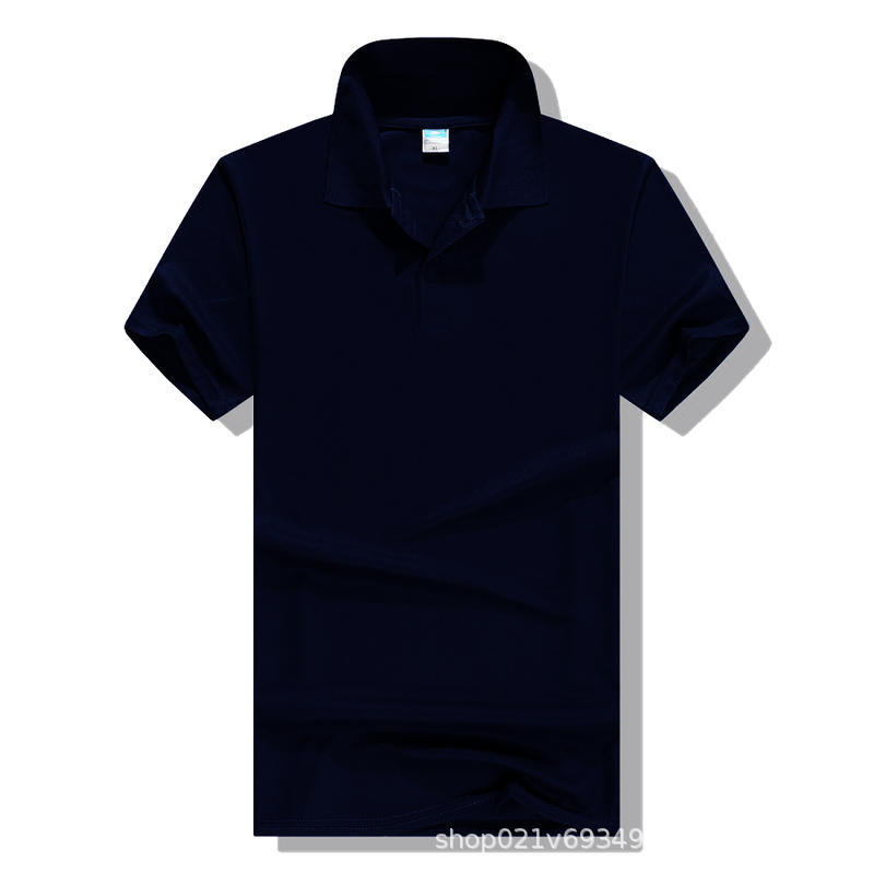 Polo shirt with rolled collar and short sleeves, customized advertising shirt, work shirt, T-shirt, activity and party wear, corporate culture shirt, logo printing