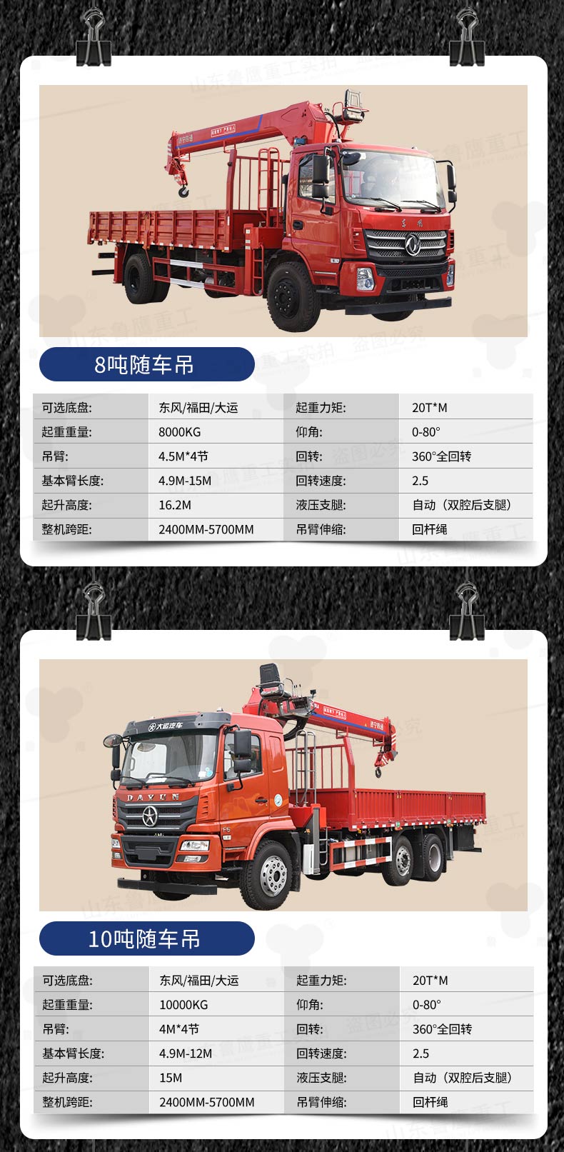 Luying 5-ton truck mounted crane for large-scale transportation of G6 single plate boom crane, 4-meter cargo box, double oil cylinder boom, two section boom, single boom