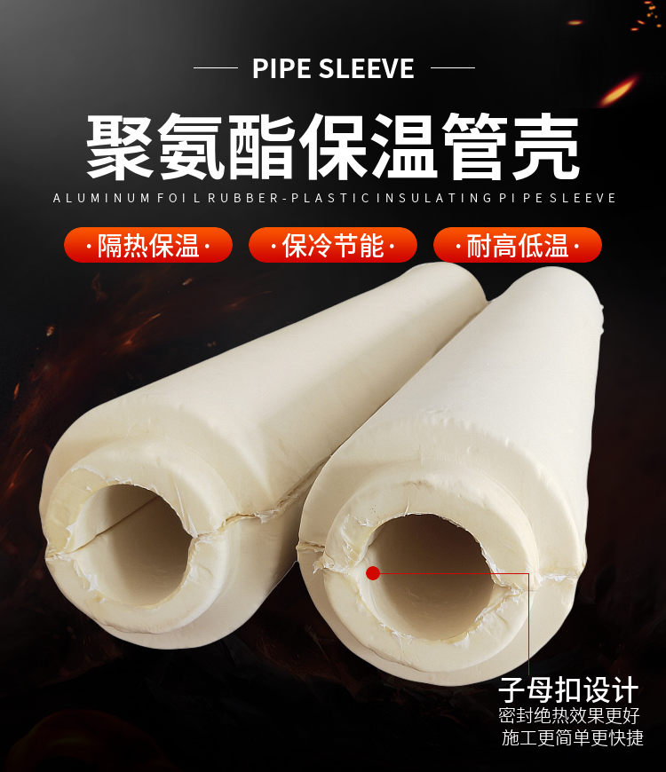 High density polyurethane foam polyisocyanurate cold insulation foam shell