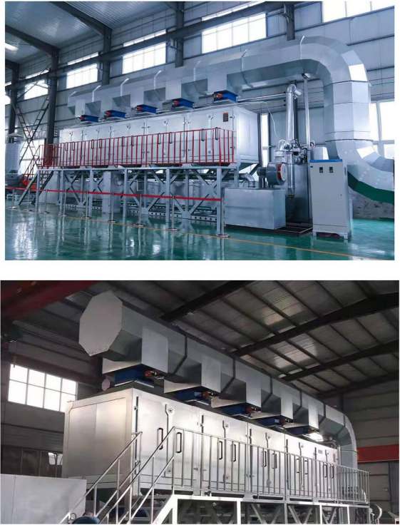 Universal catalytic combustion integrated equipment for treating high concentration waste gas energy-saving version treatment equipment