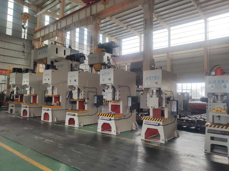 Weili Heavy Industry 100 ton open type CNC Hydraulic press Steel plate punching press Metal plate punching machine