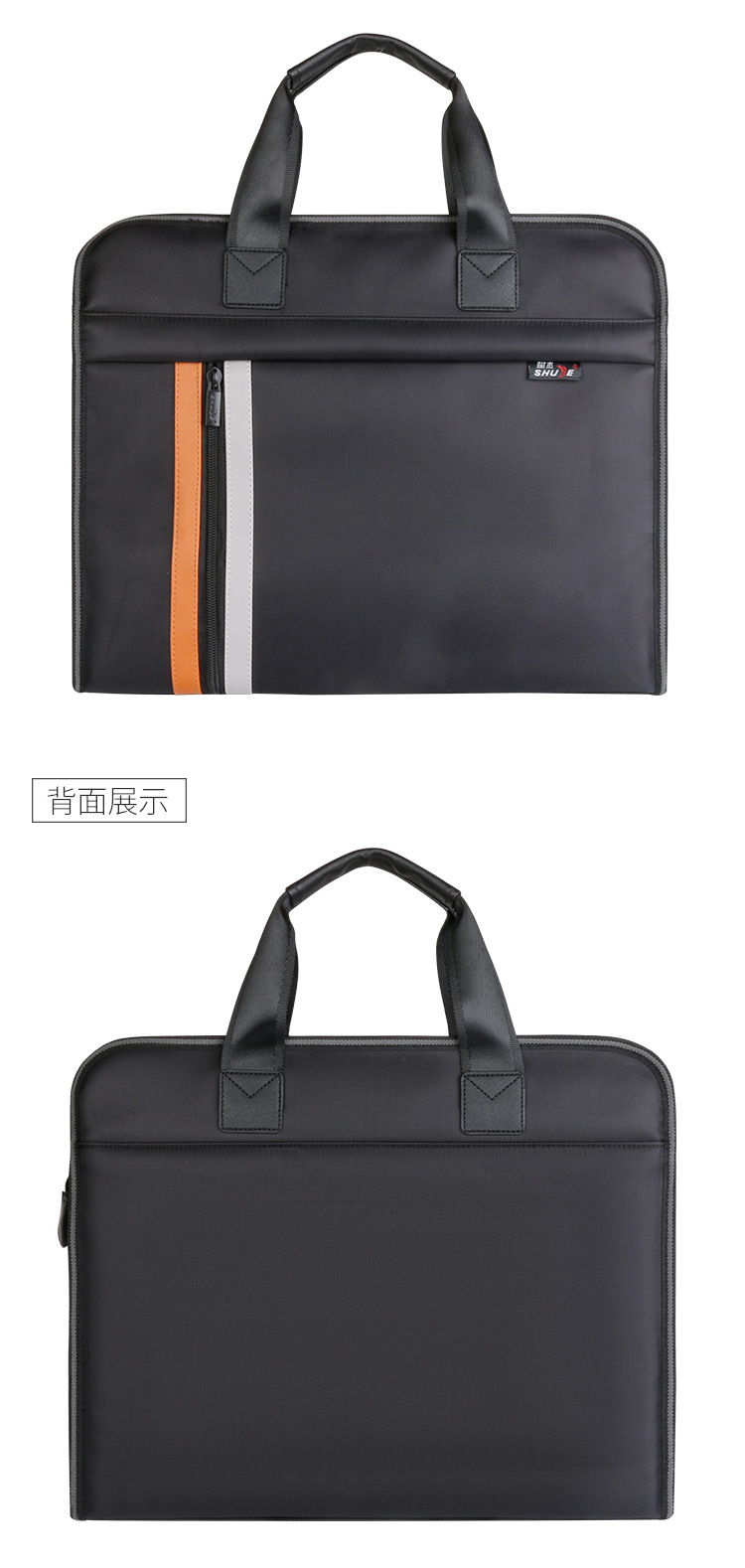 A4 hand-held document bag Business meeting Briefcase Data bag Business briefcase Office waterproof